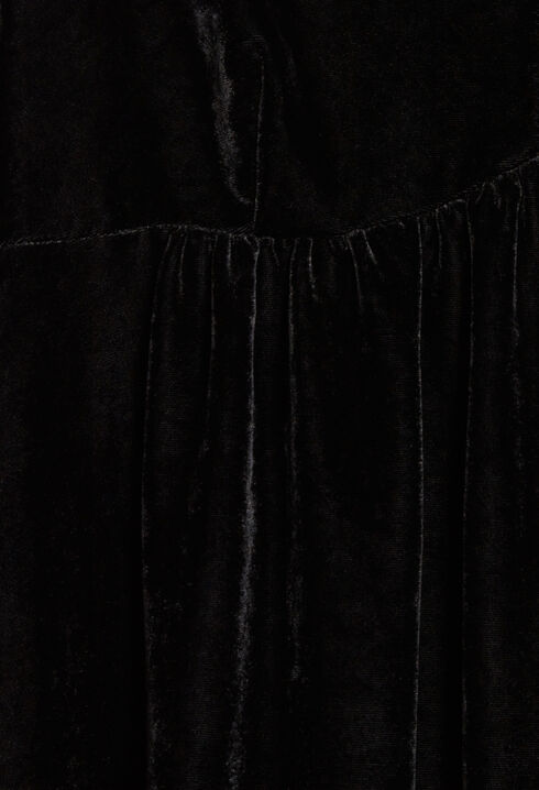 Robe courte velours noir