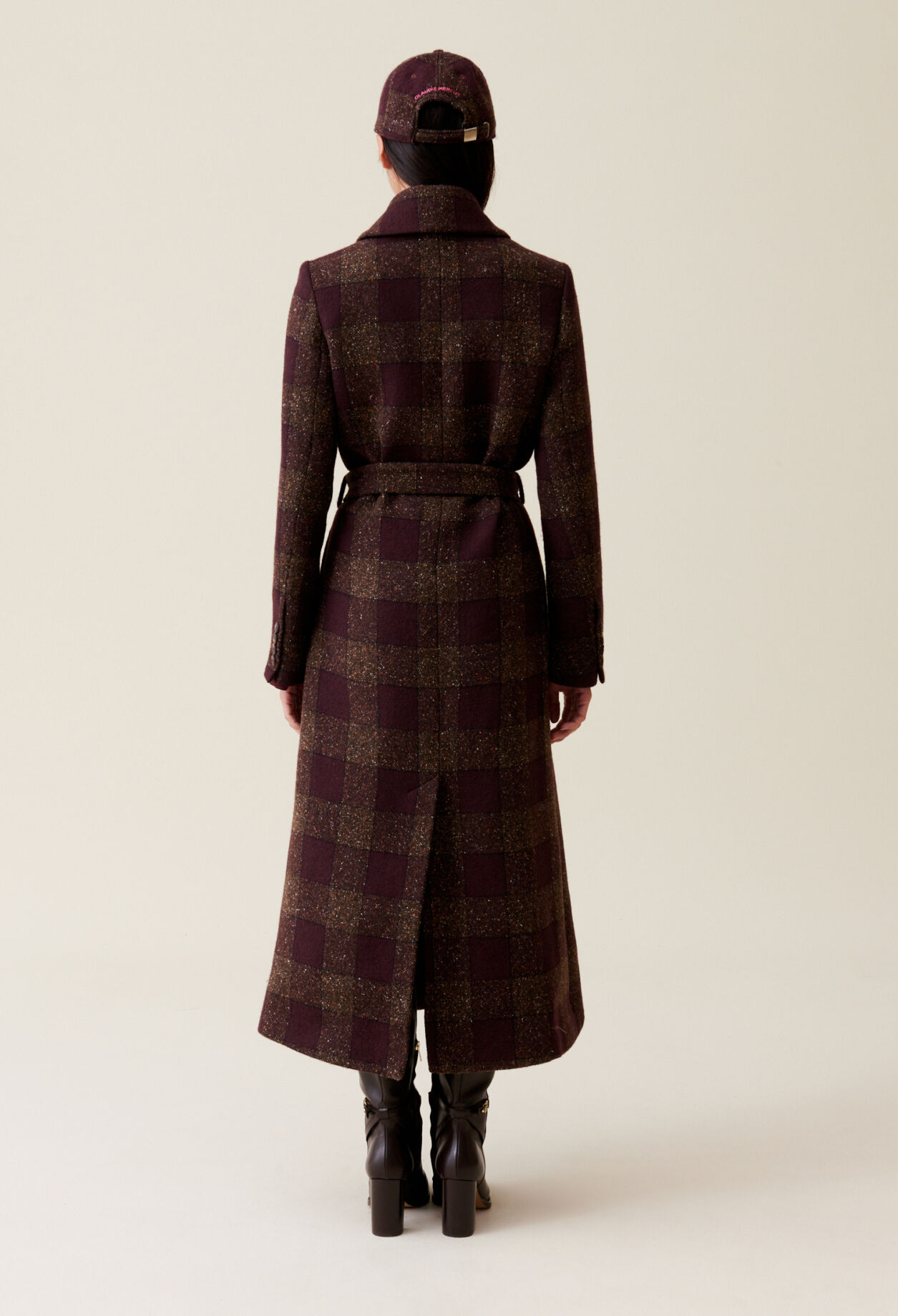 Manteau laine mélangée