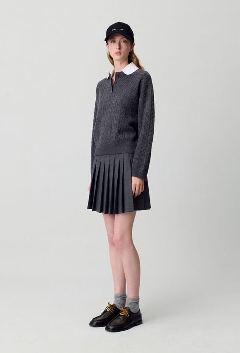 Pull col claudine