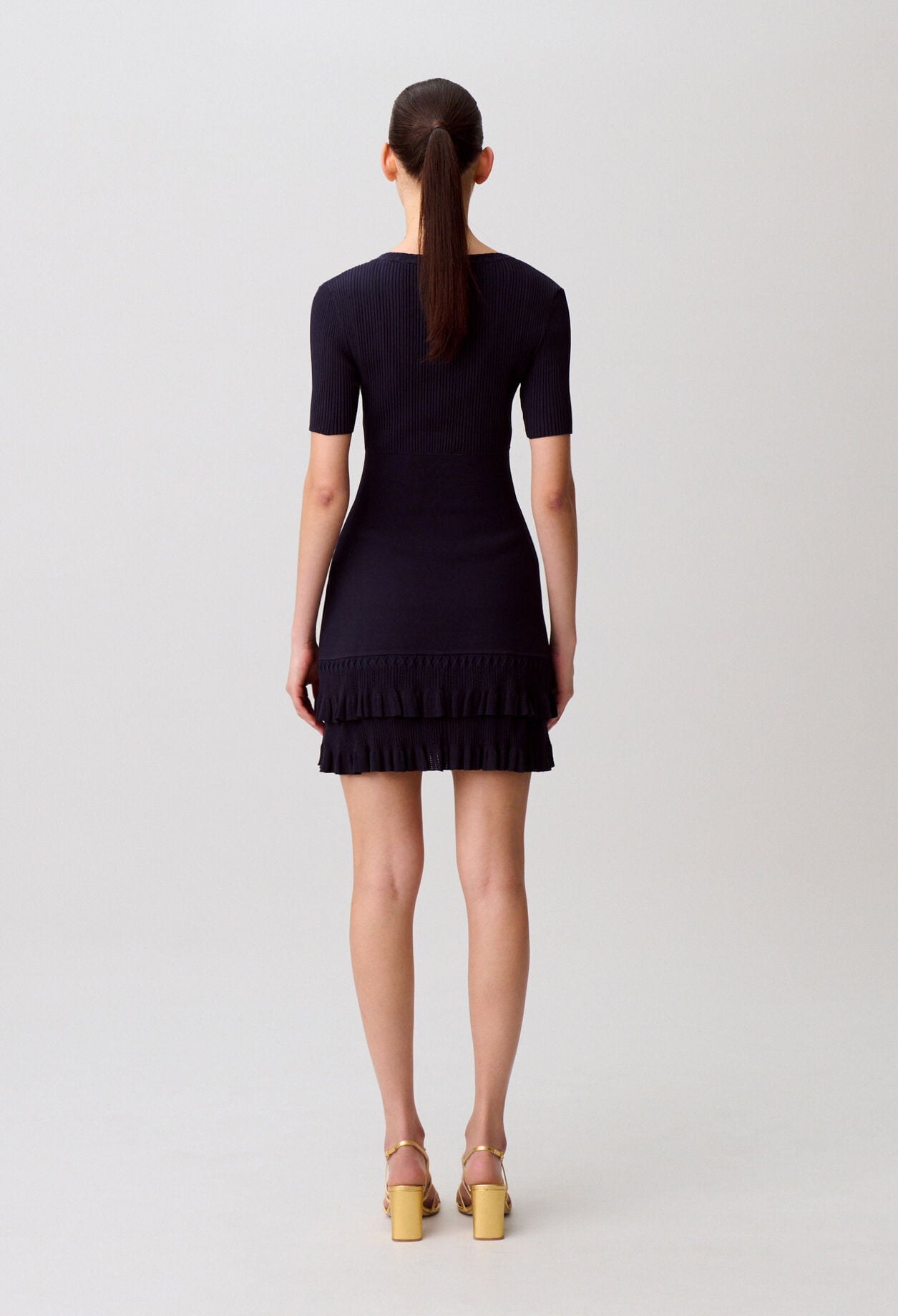 Robe maille ajust&eacute;e
