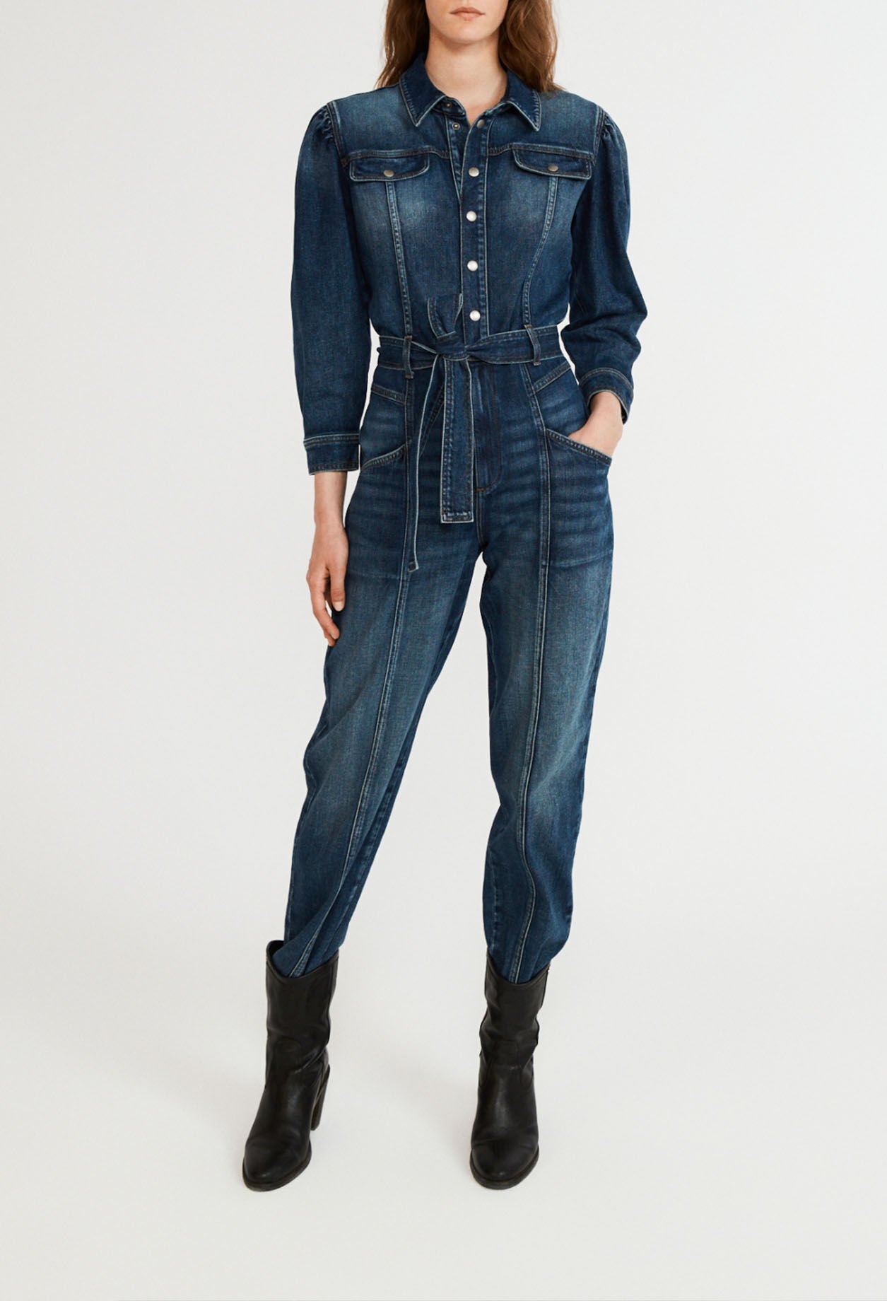 Combinaison en denim éco-responsable