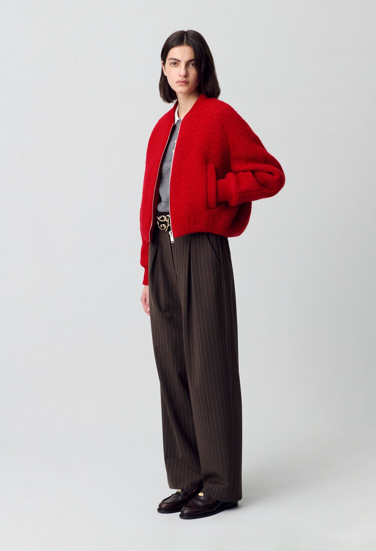 Blouson court teddy