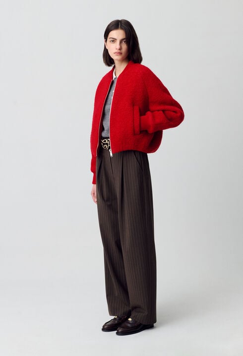 Blouson court teddy