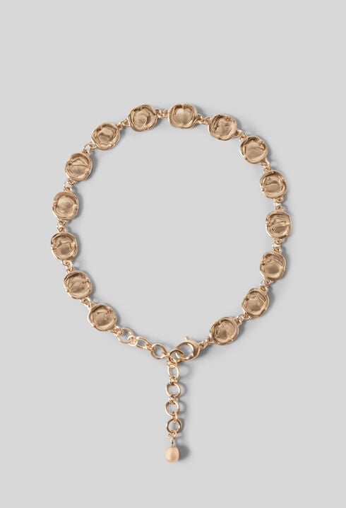 Collier chaîne dorée