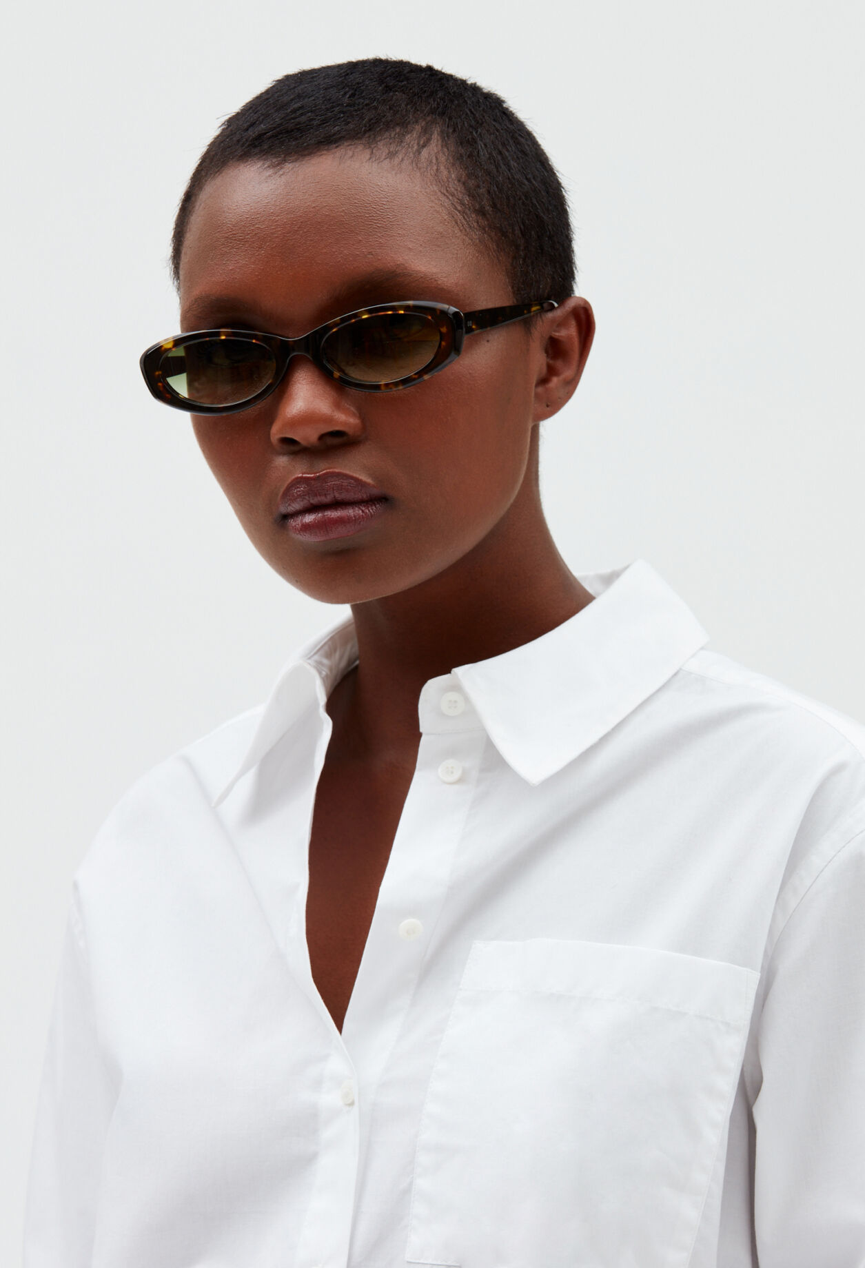 Lunettes de soleil ovales Agatha