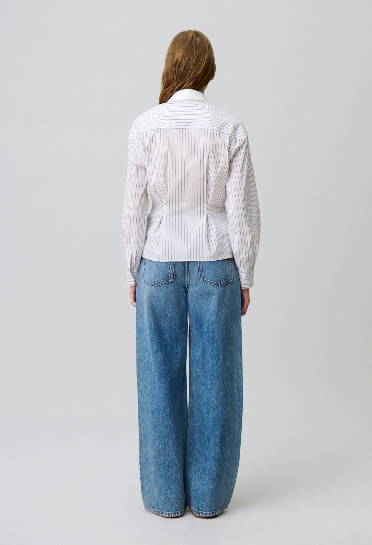 Chemise popeline rayée