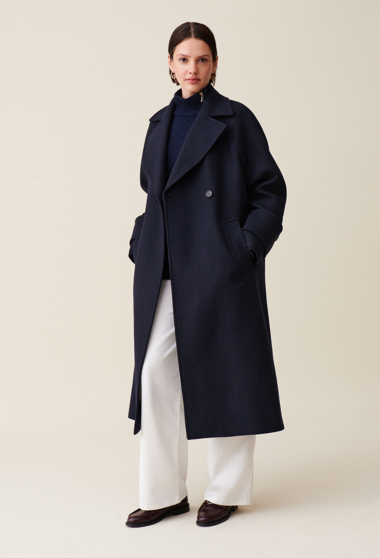 Claudie pierlot manteau bleu hotsell