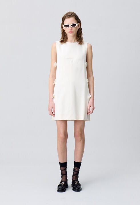 Robe courte nœuds