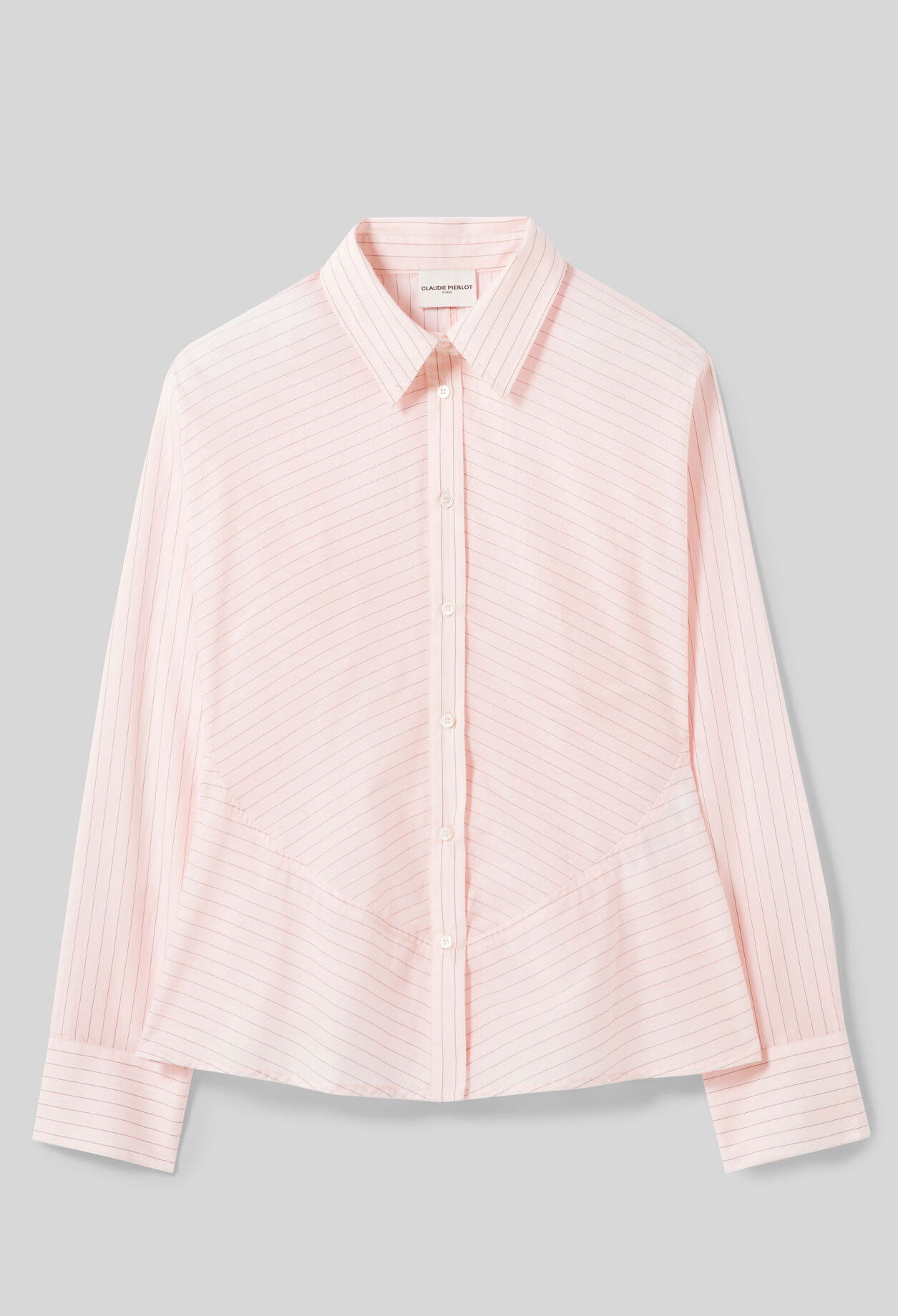 Chemise dos volant&eacute;