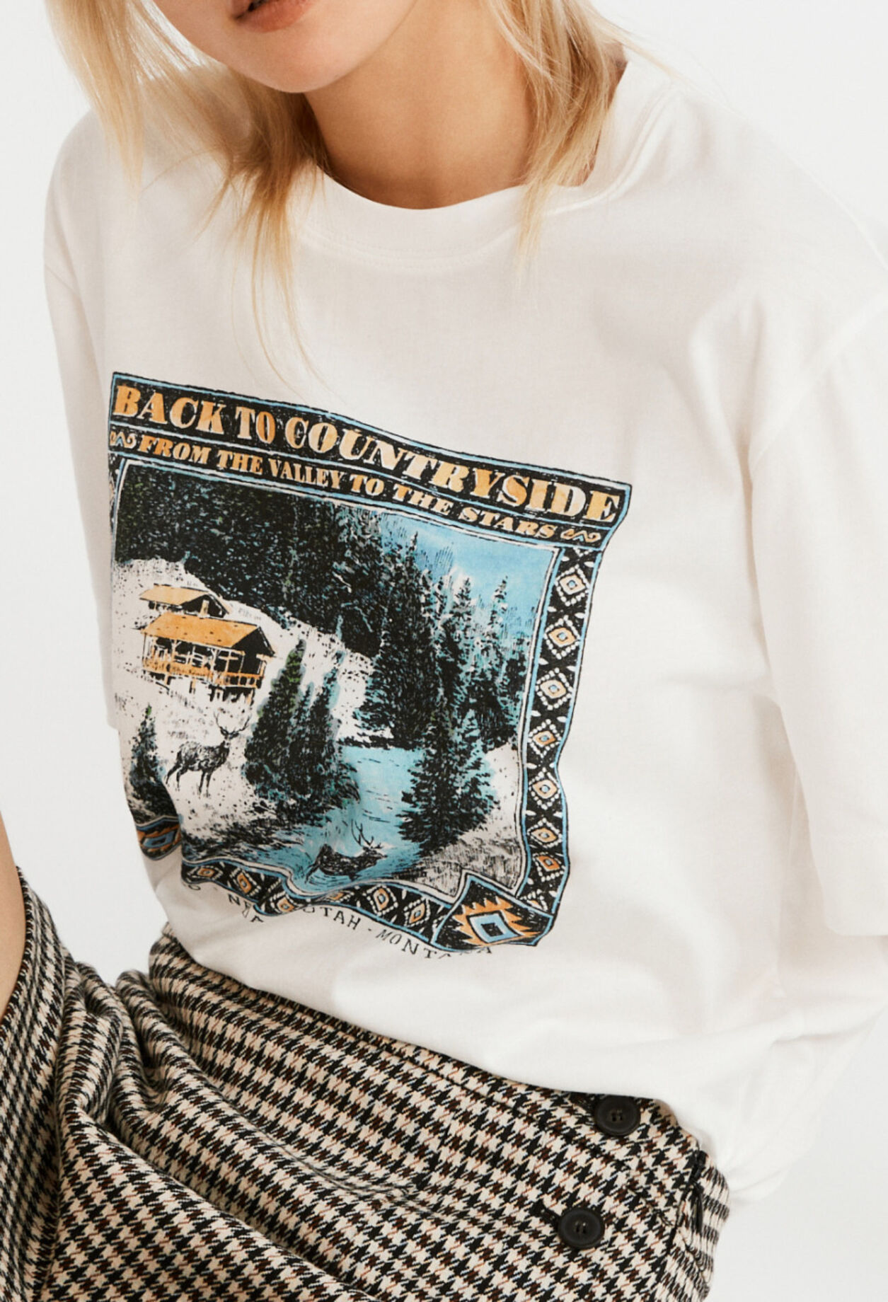 T-shirt à coupe légèrement oversize