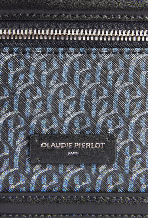 Vanity toile monogramme marine