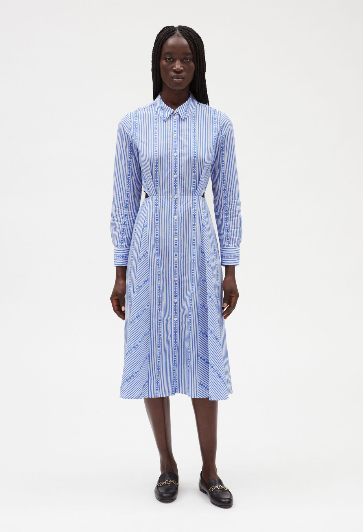 Claudie pierlot robe bleue clearance