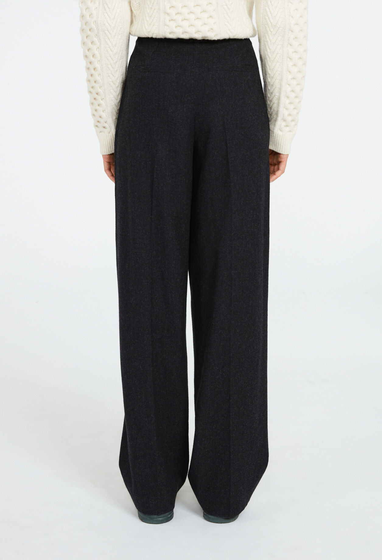 Pantalon de tailleur large