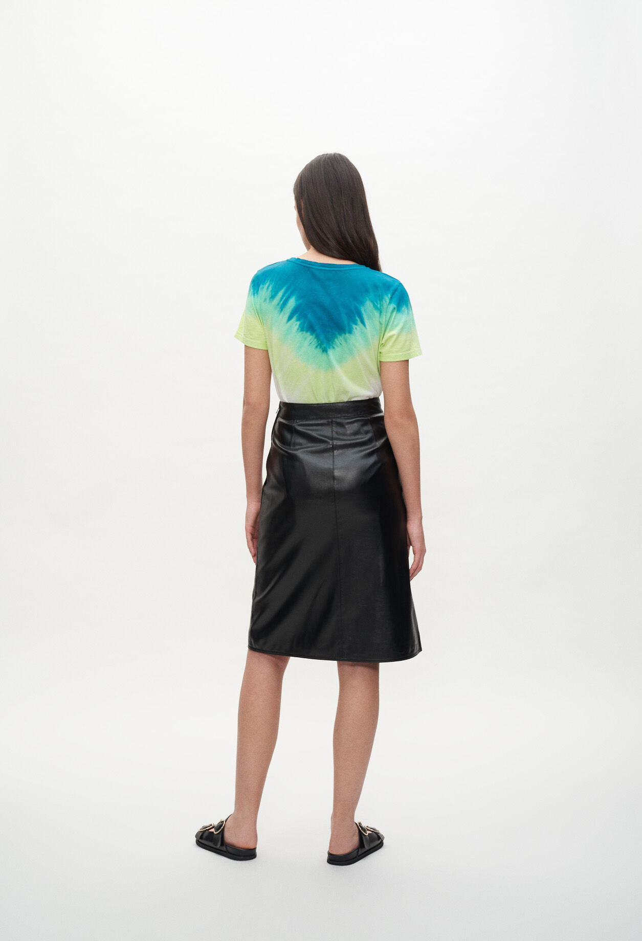 T-shirt tie & dye géométrique