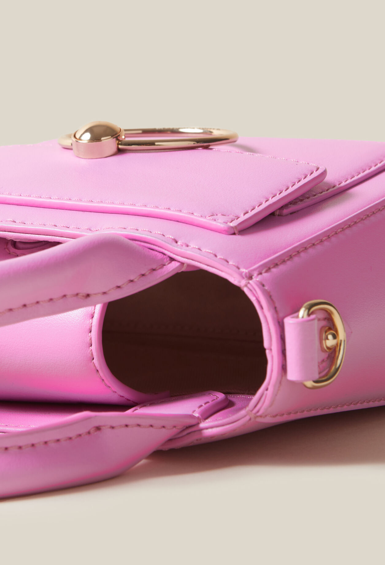 Mini sac Anouck cuir lisse chaîne