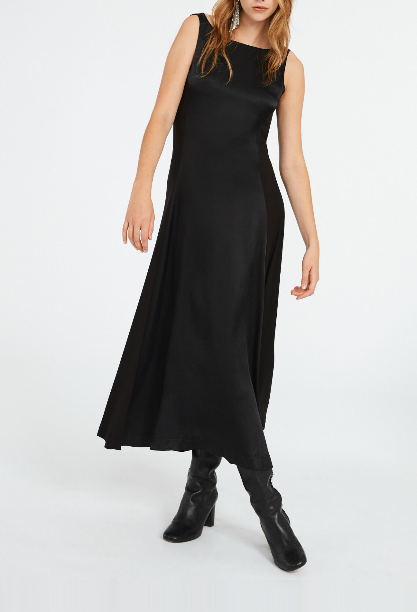 Robe longue dos nu