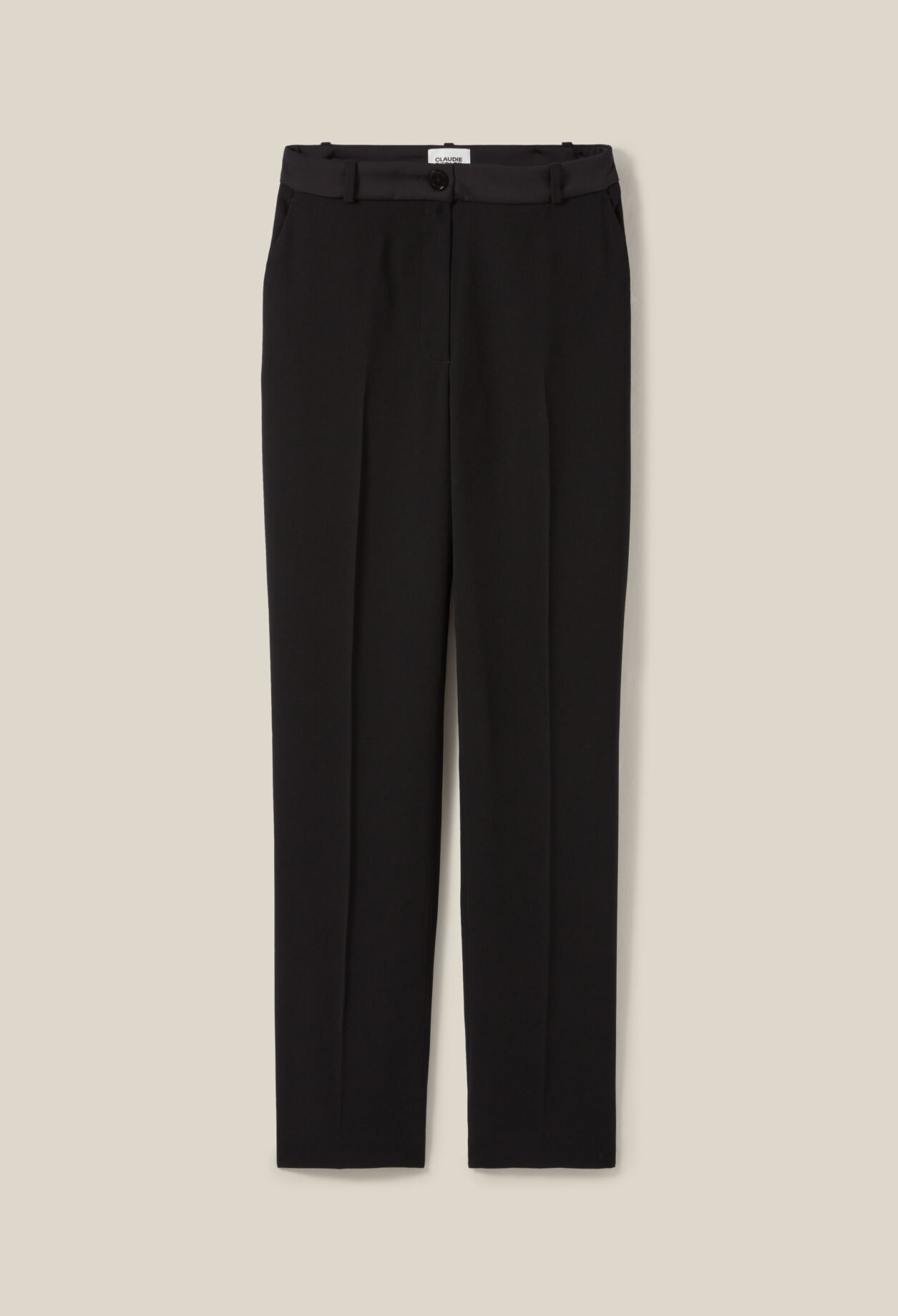 Pantalon tailleur coupe cigarette