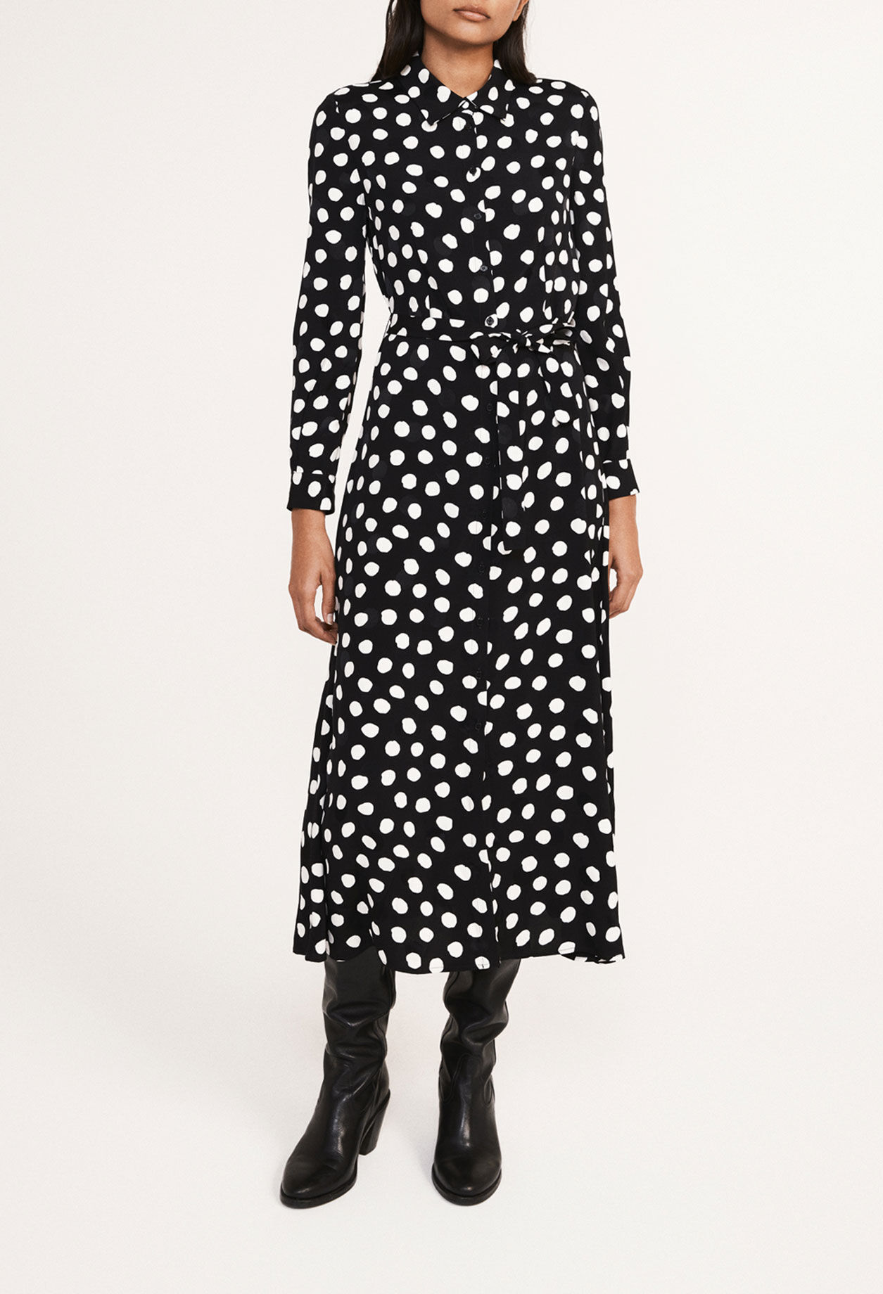Robe-chemise longue