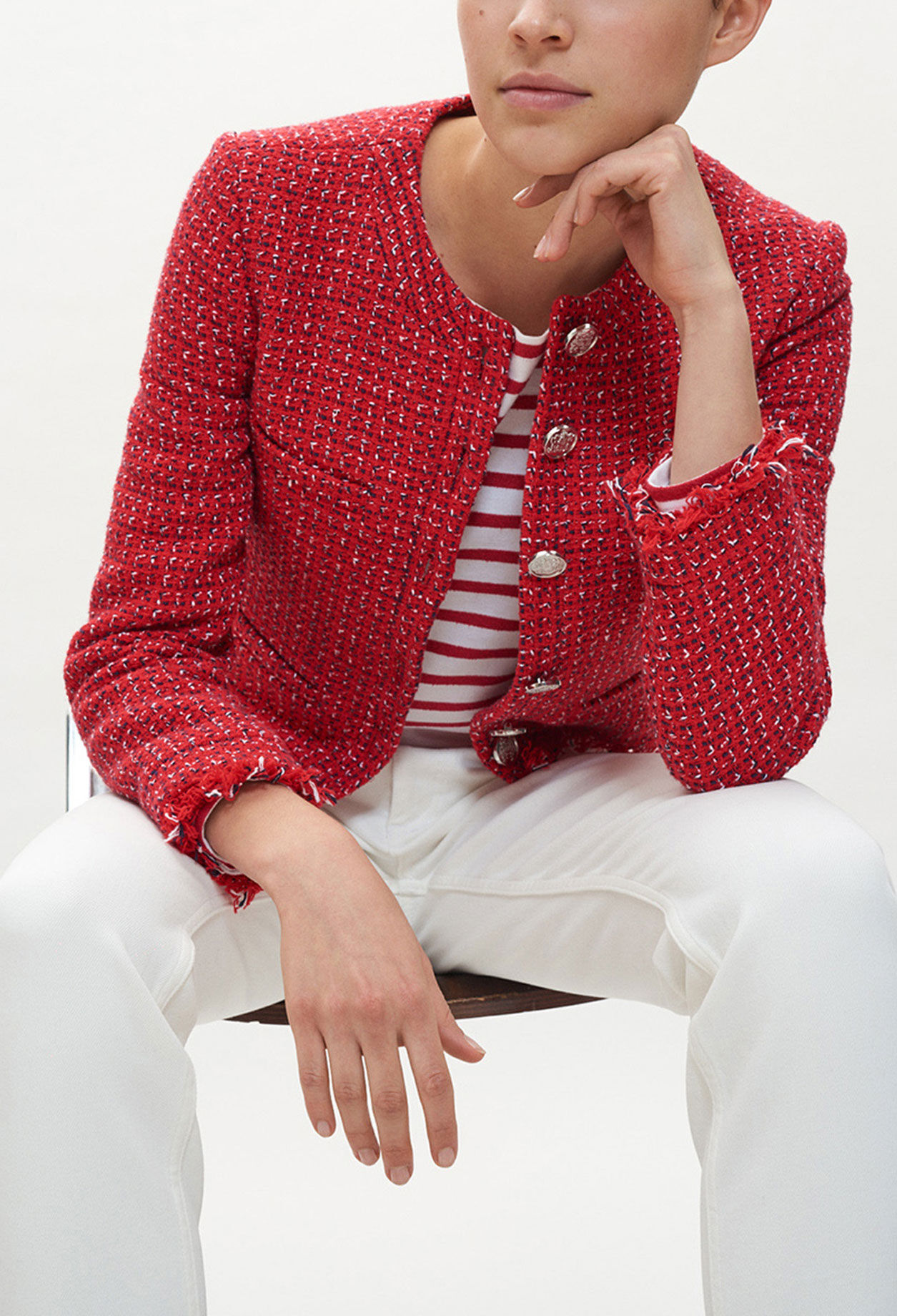 Veste en tweed