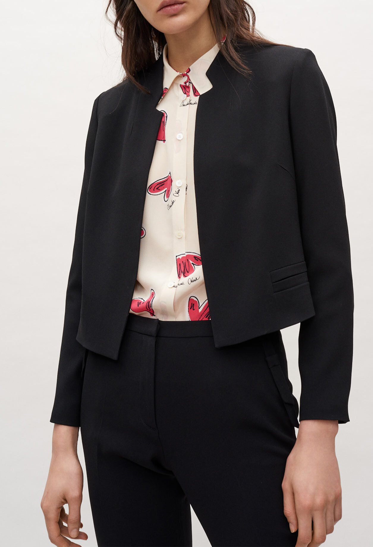 Veste de costume courte