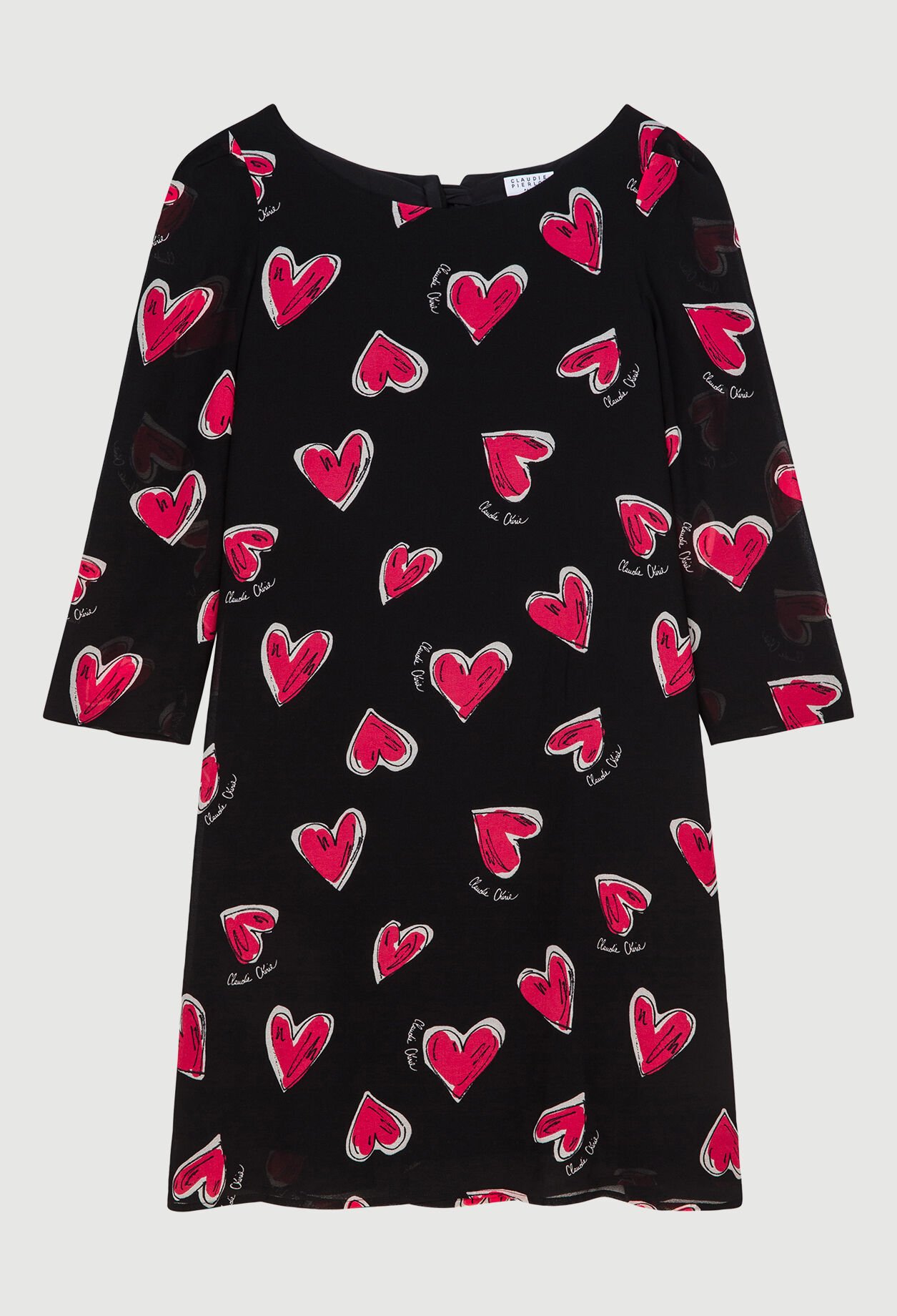 Robe courte évasée