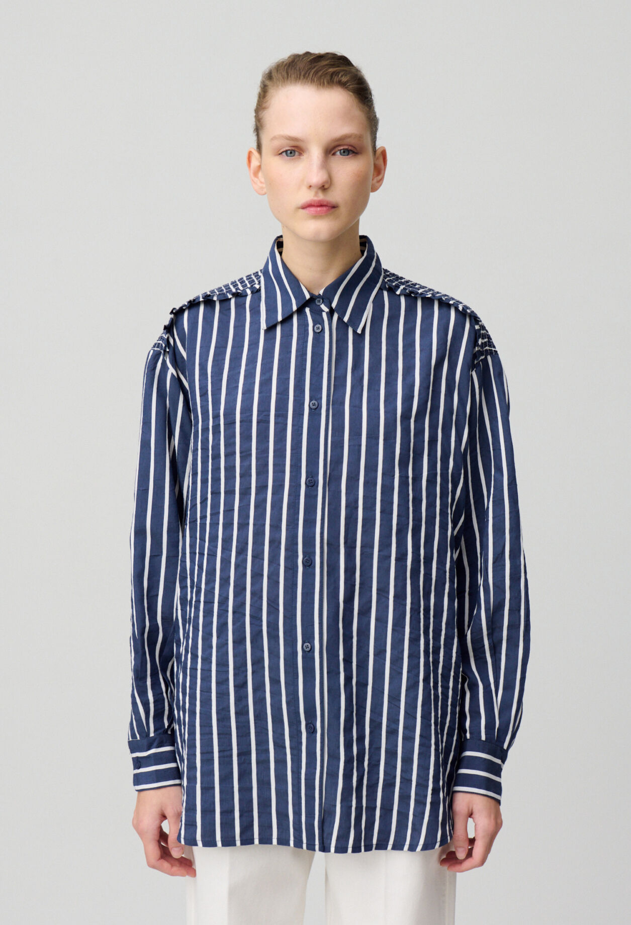 Chemise fluide rayée