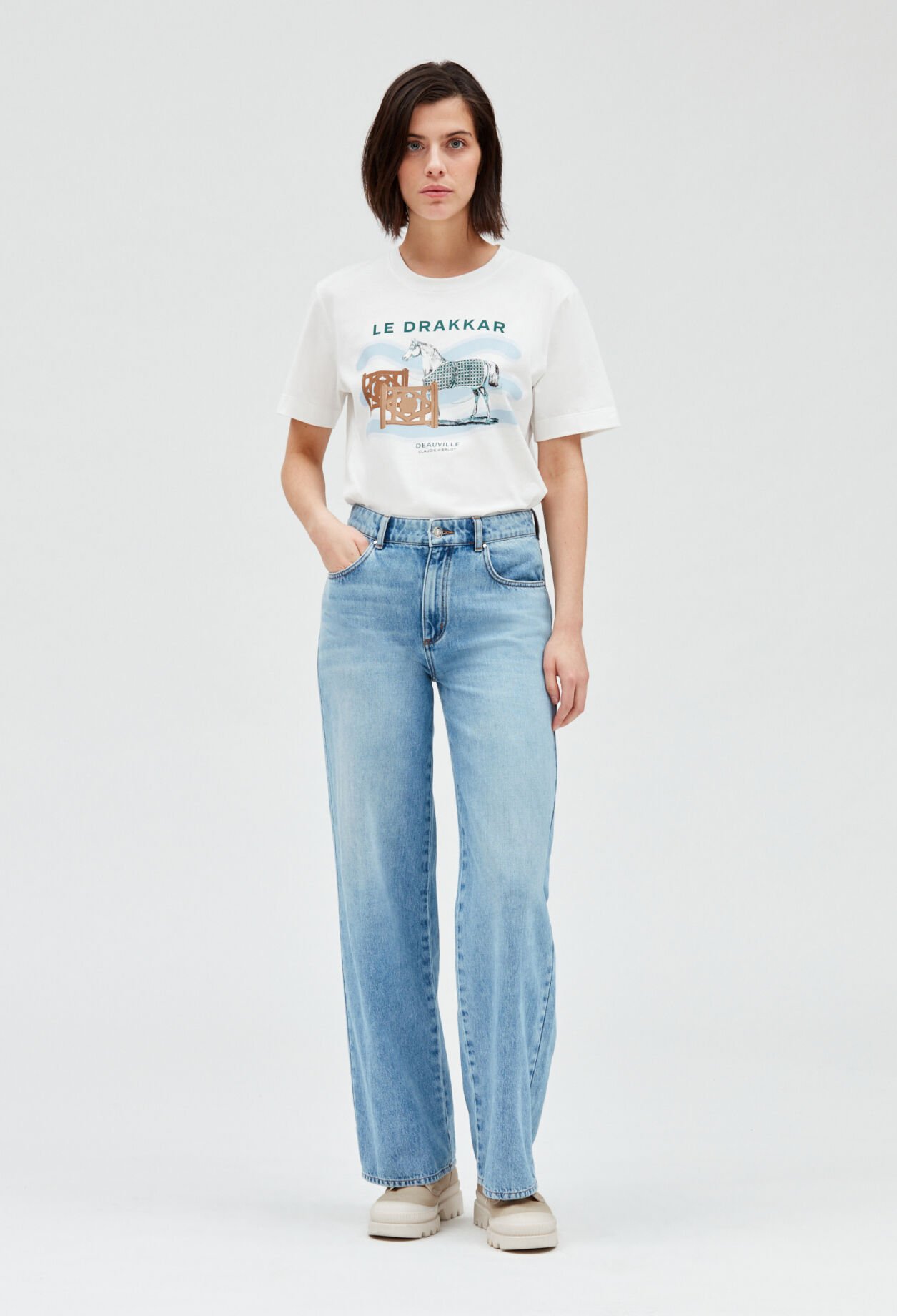 T-shirt Le Drakkar écru