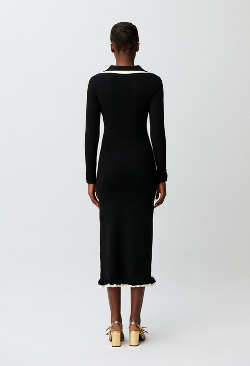 Robe longue maille