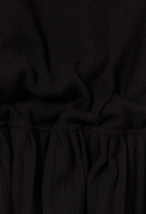 Robe maille pliss&eacute;e