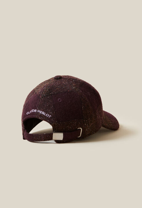 Casquette tartan brodée CP