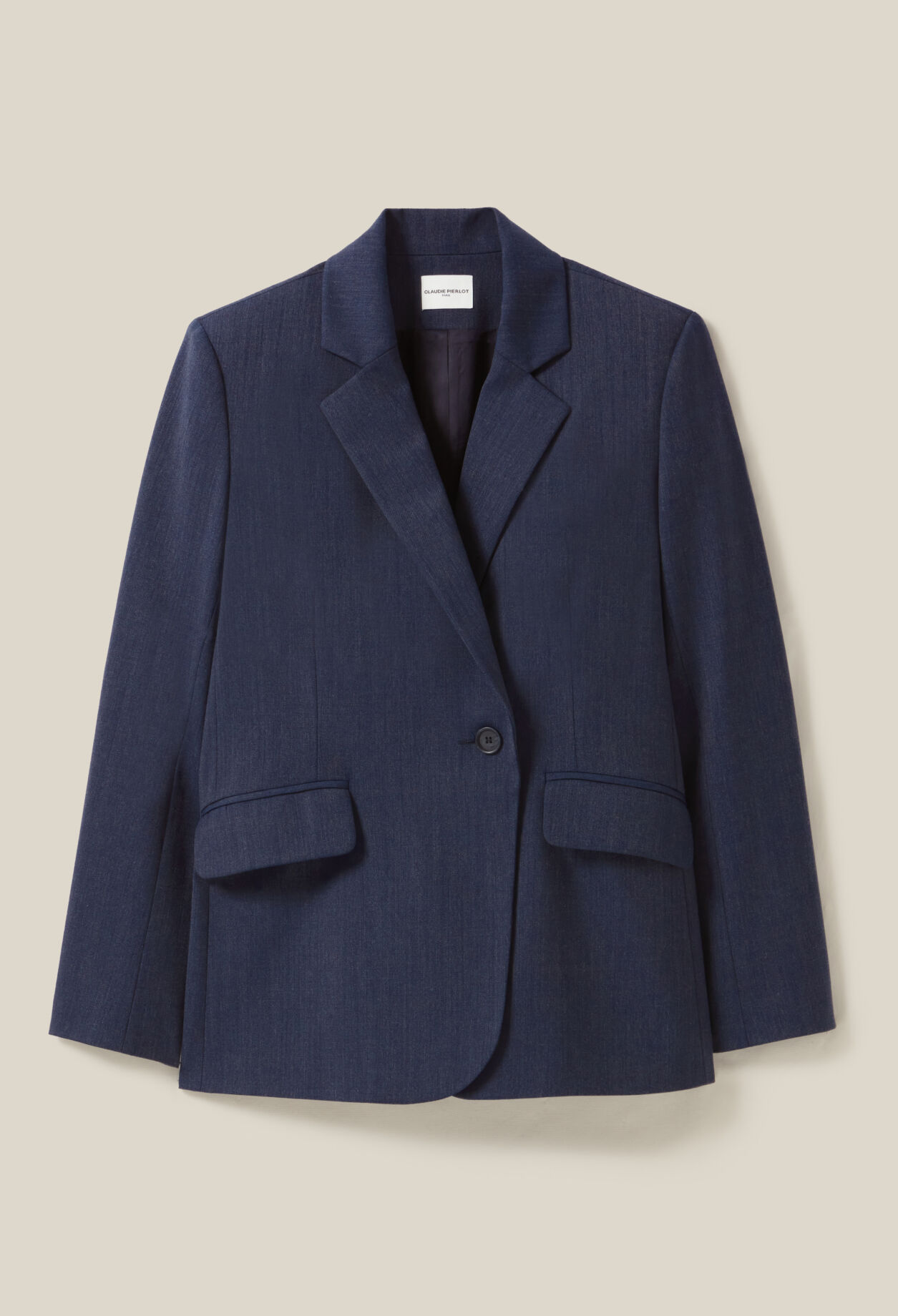 Veste tailleur croisée marine