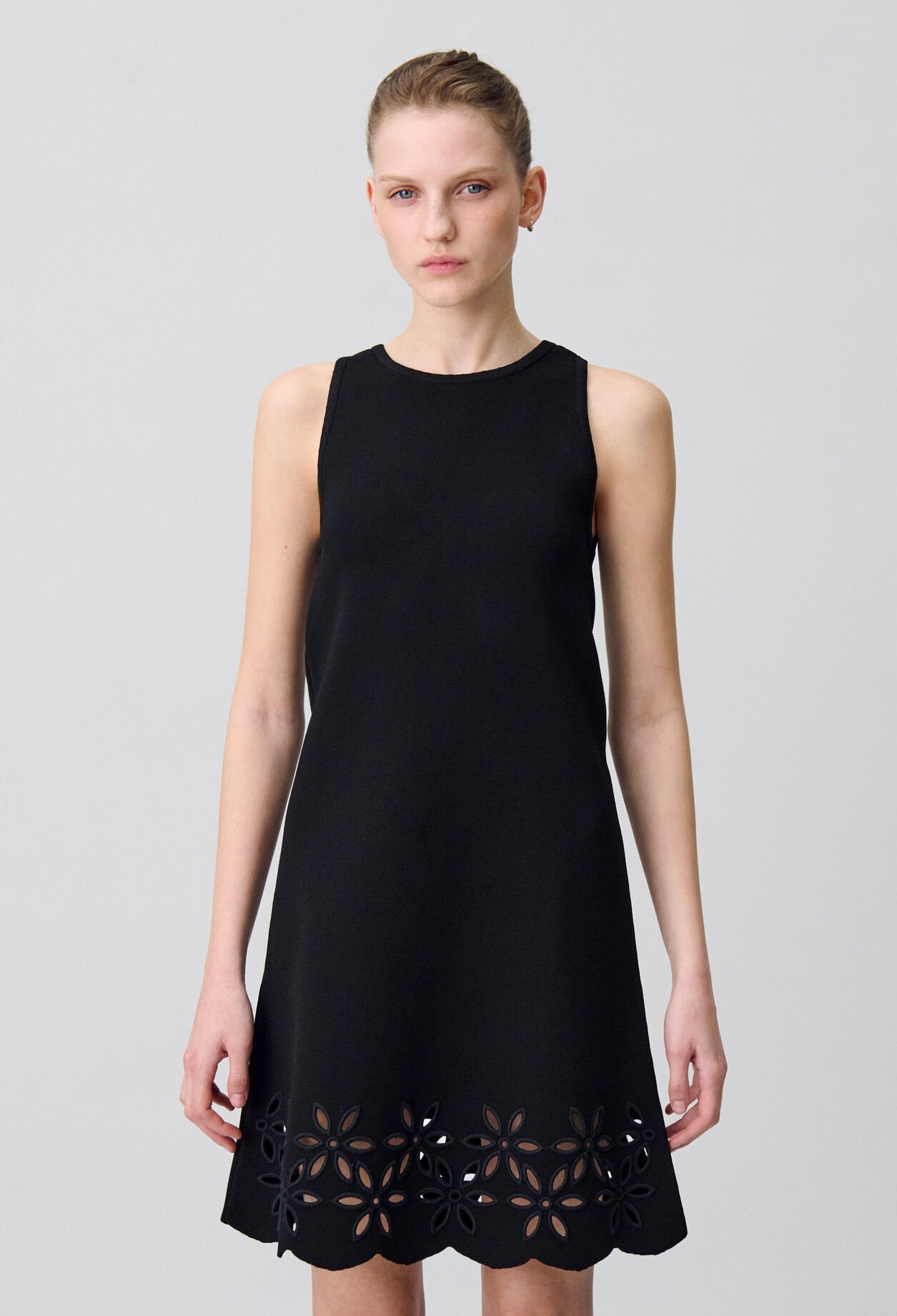 Robe courte maille fine
