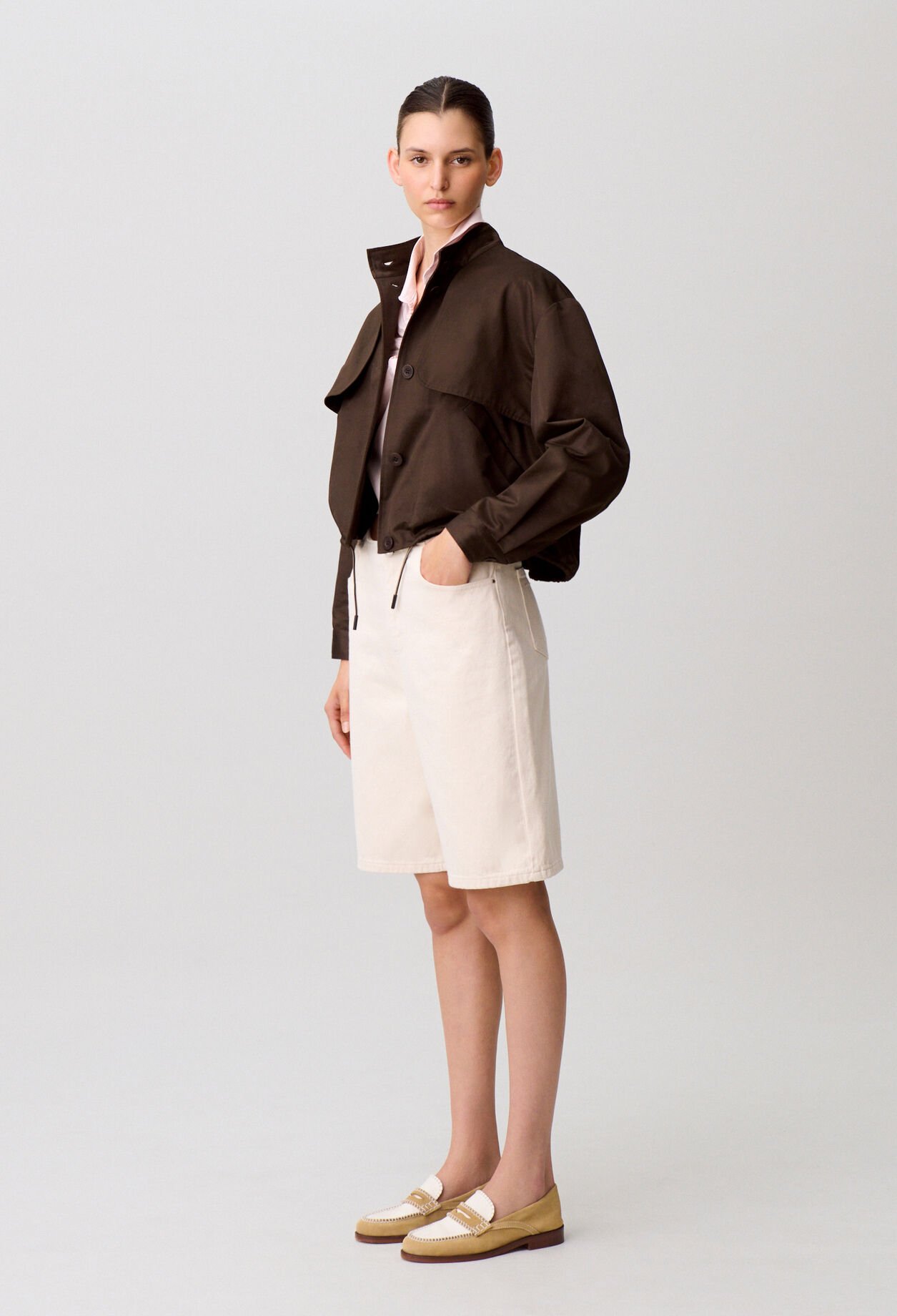 Blouson satin&eacute;