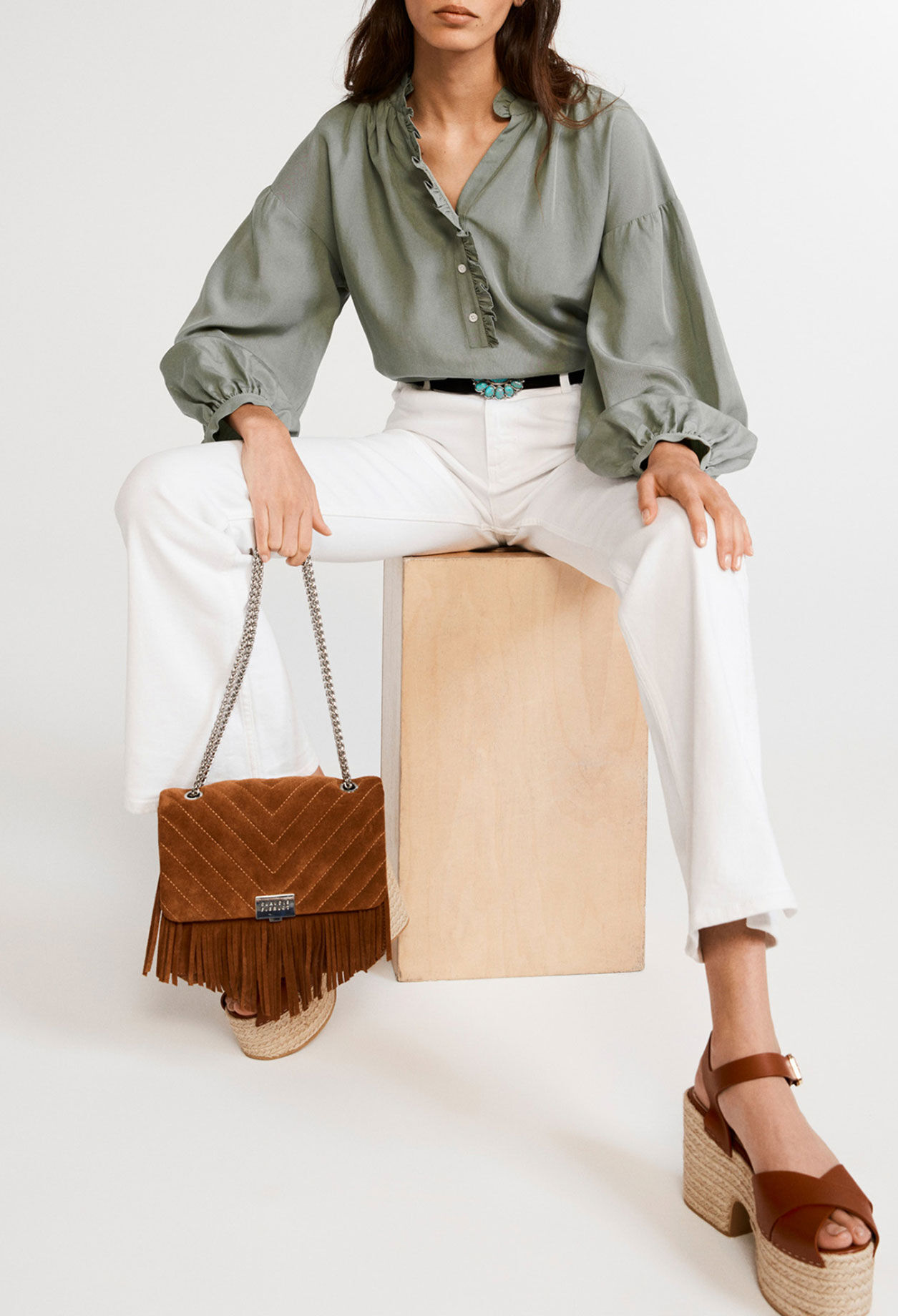 Blouse à coupe évasée