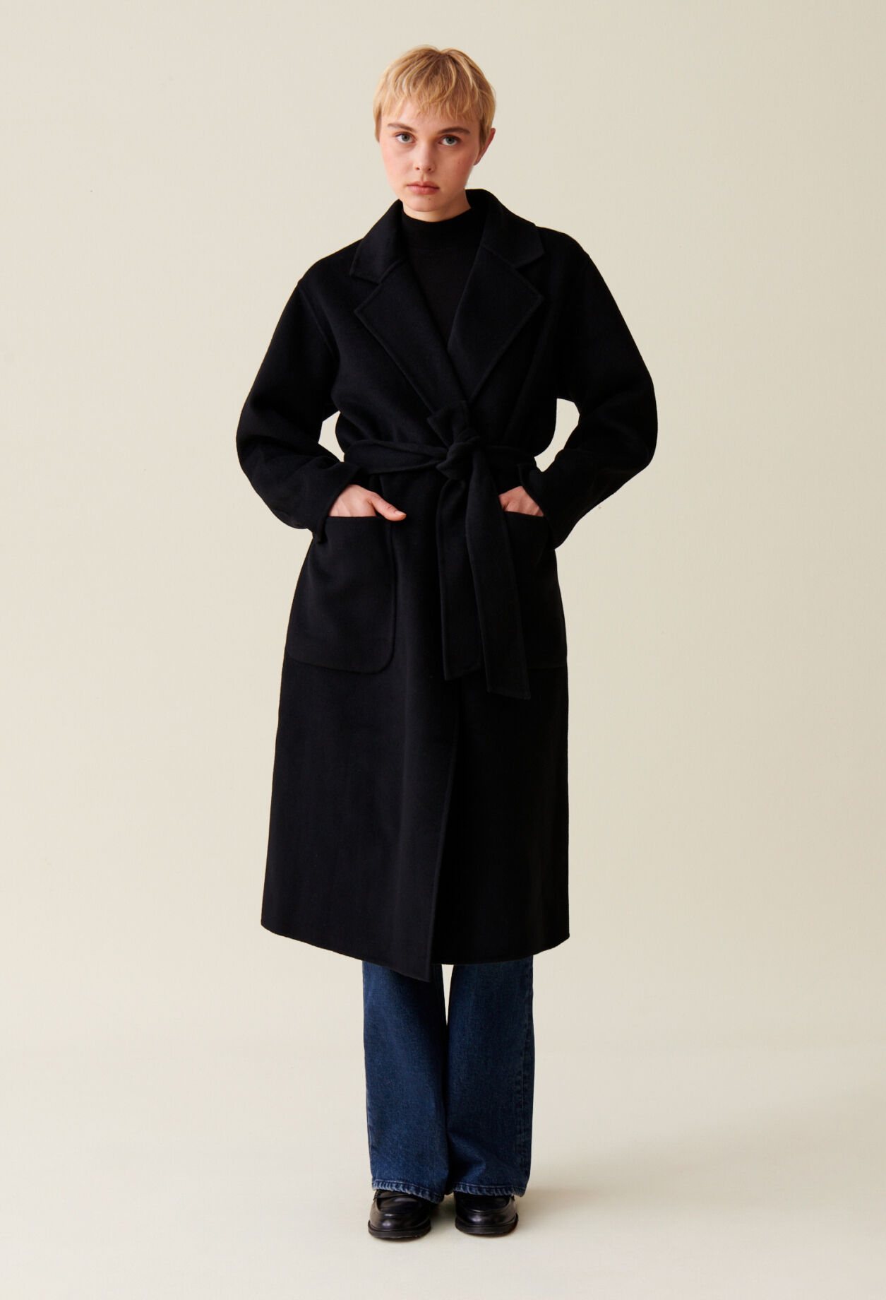 Manteau femme noir chic outlet