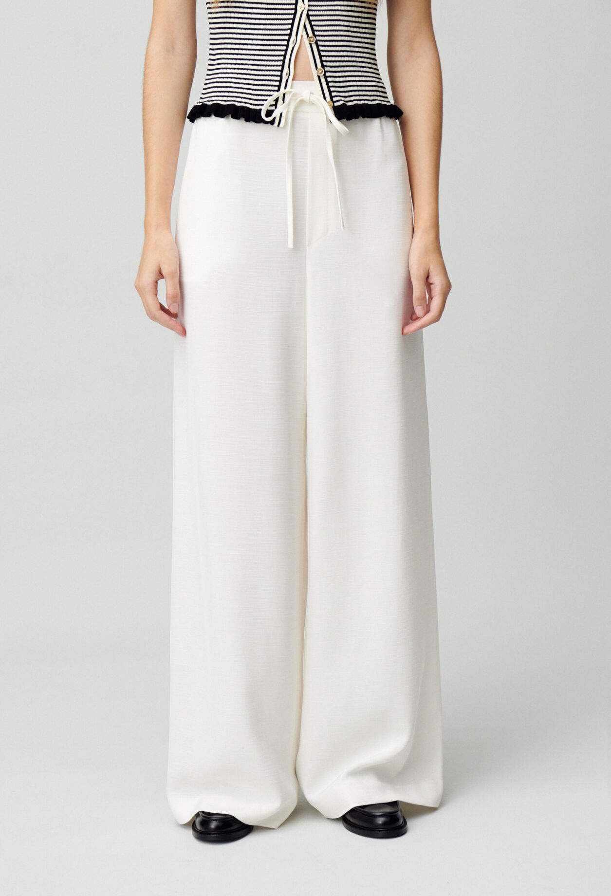 Pantalon fluide élastiqué