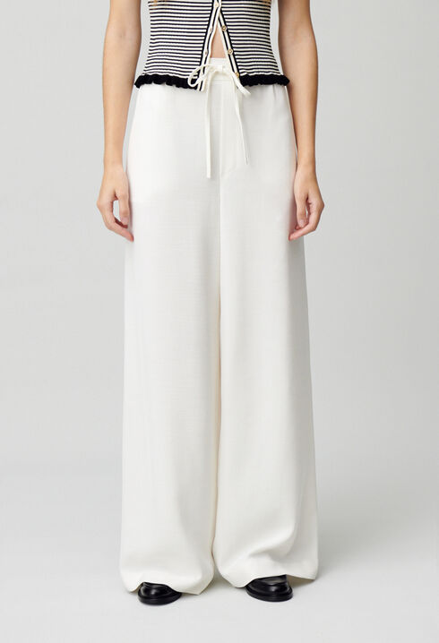 Pantalon fluide élastiqué