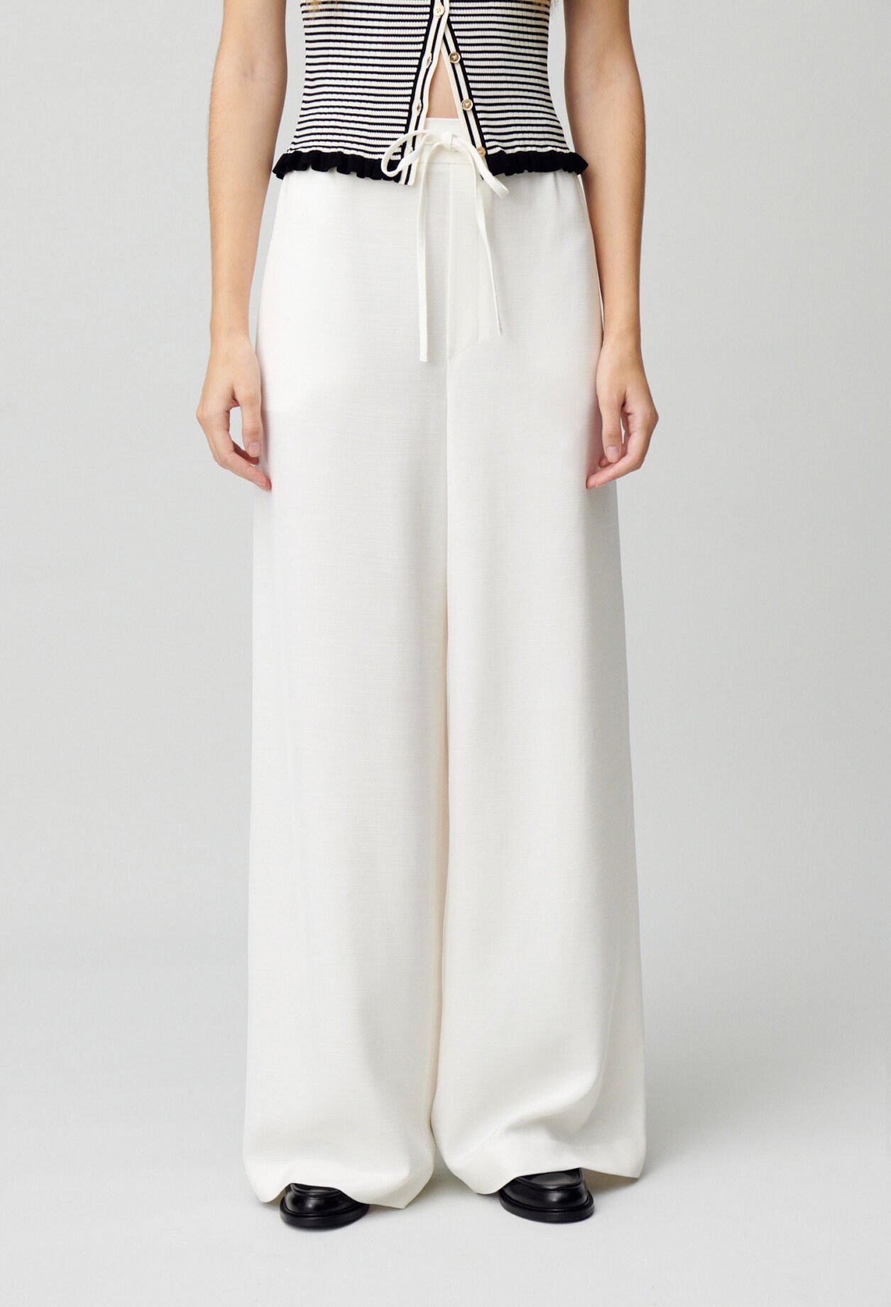 Pantalon fluide élastiqué