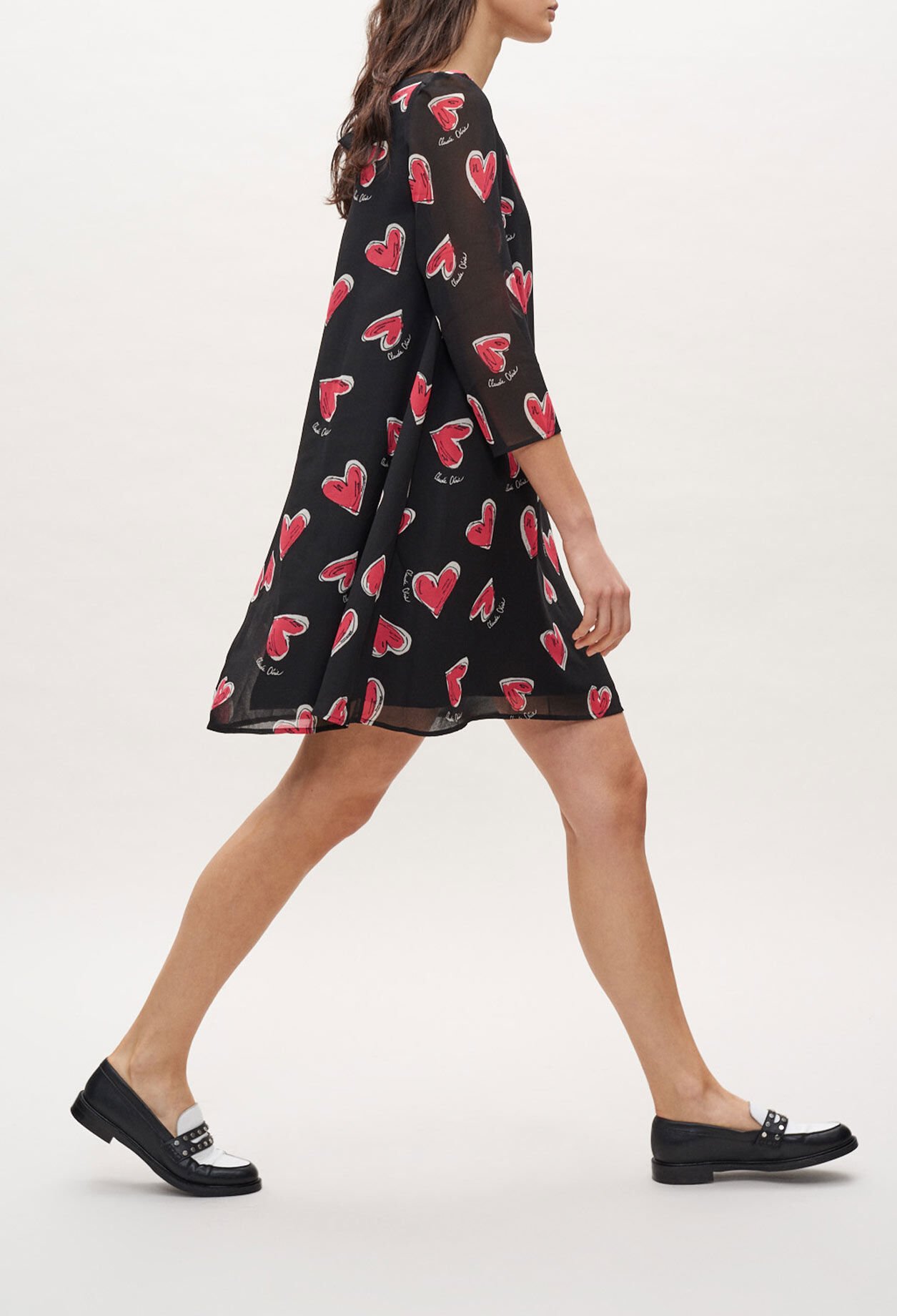 Robe courte évasée