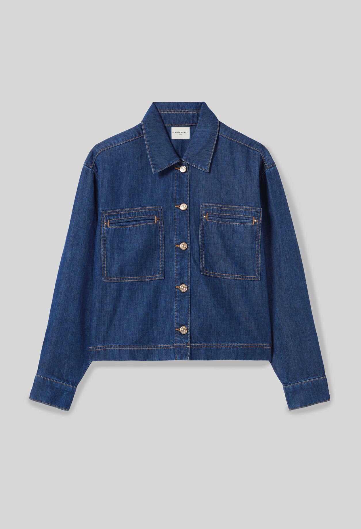 Chemise denim oversize