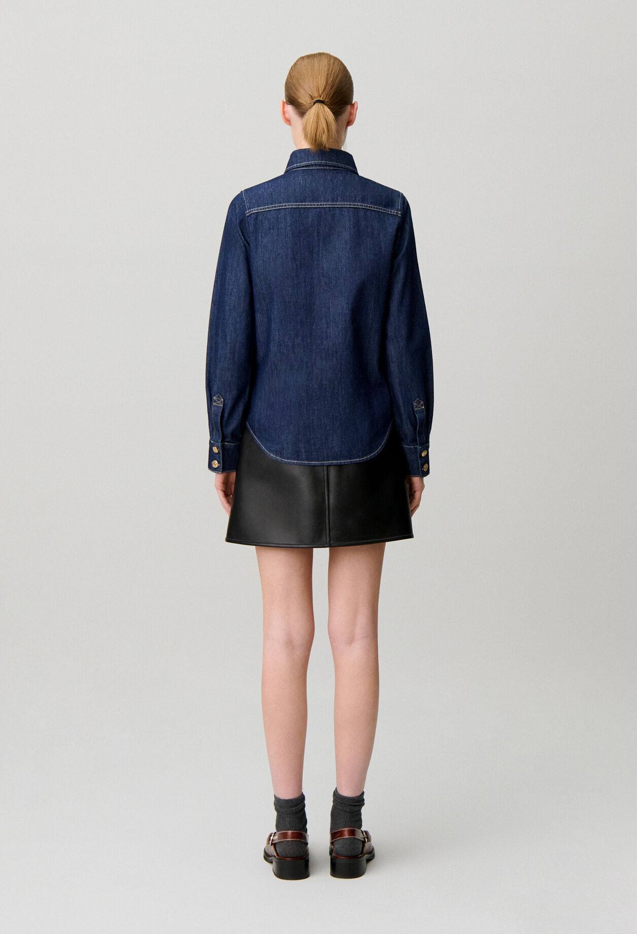 Chemise denim souple