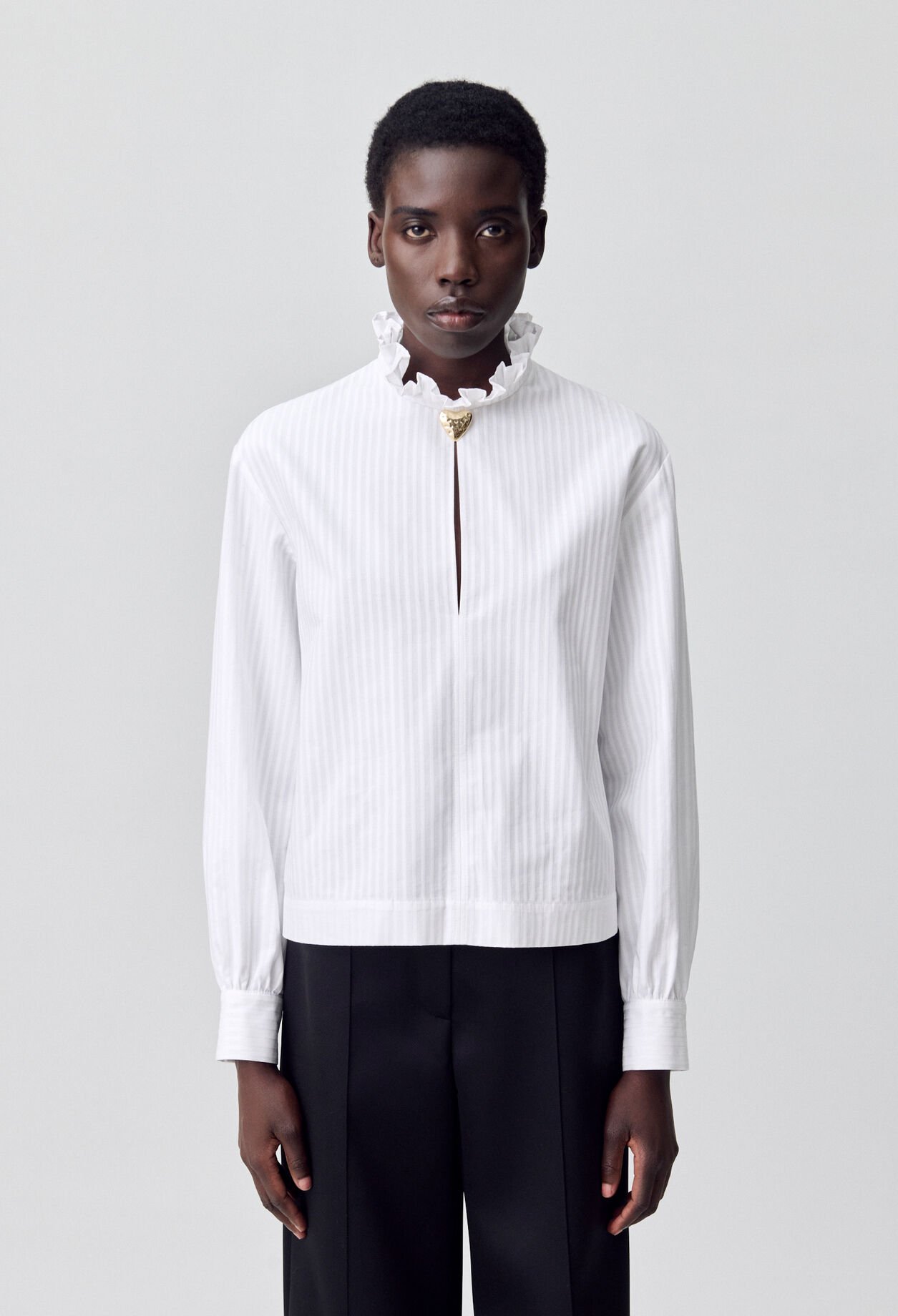 Blouse fluide rayée