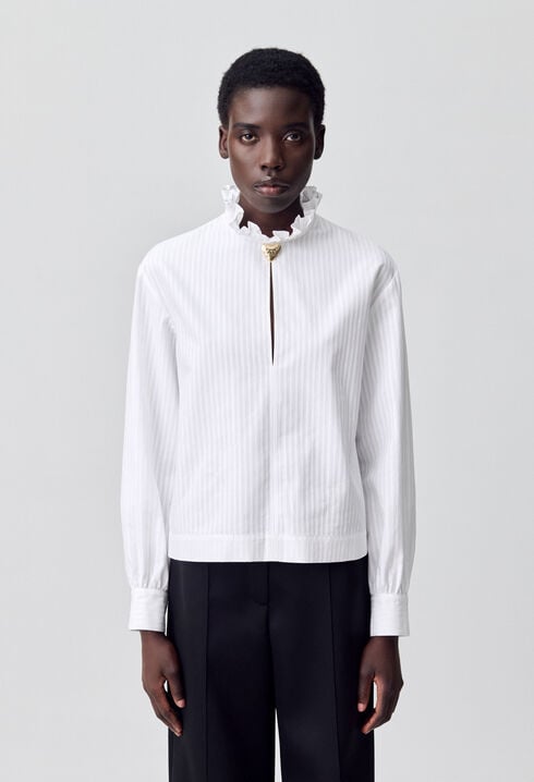 Blouse fluide rayée