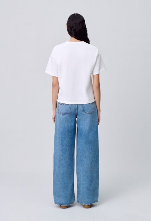 T-shirt large coton