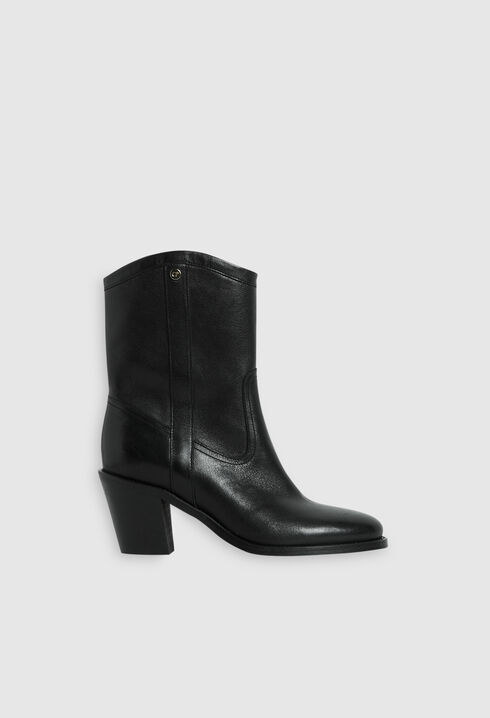 Bottines en cuir