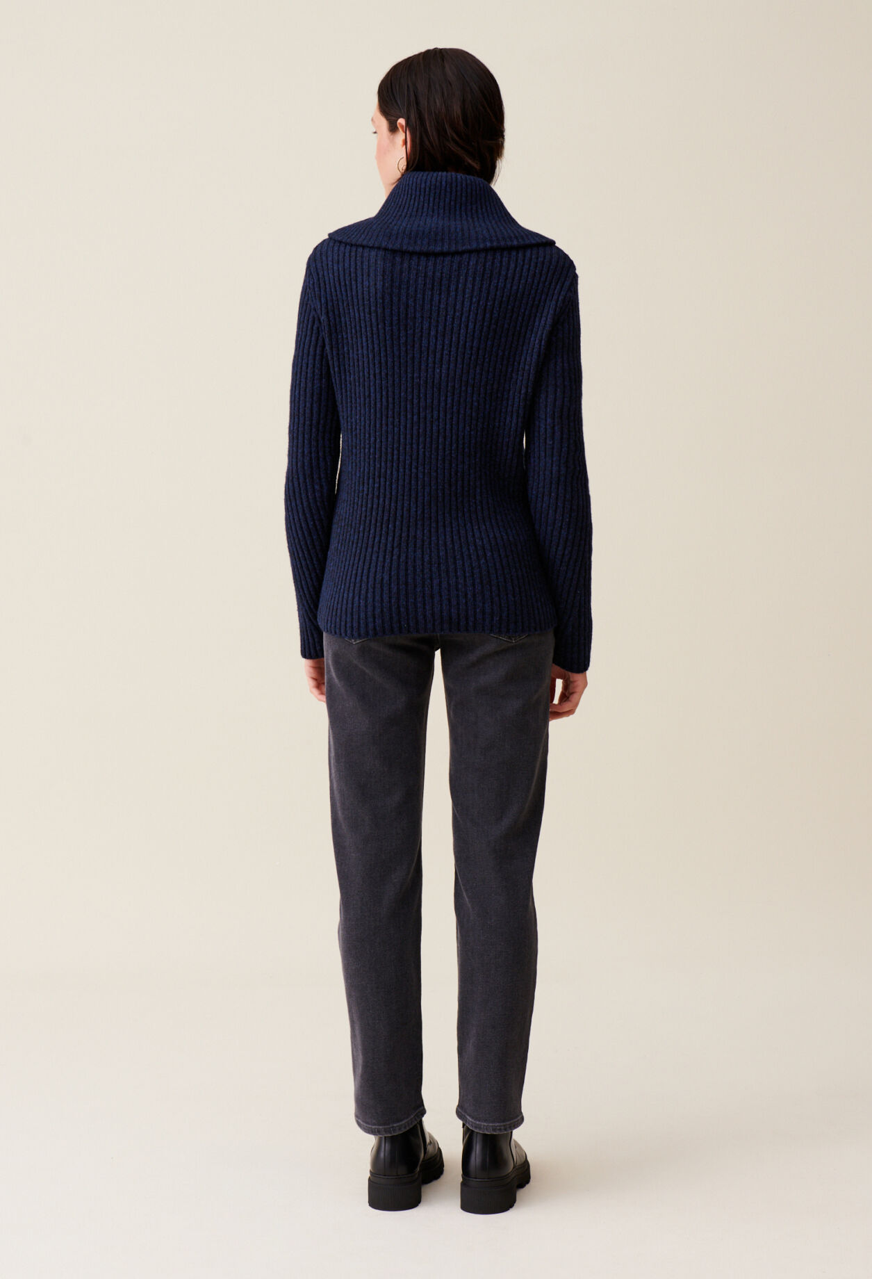 Pull maille col camionneur