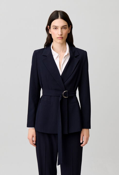Veste tailleur crois&eacute;e