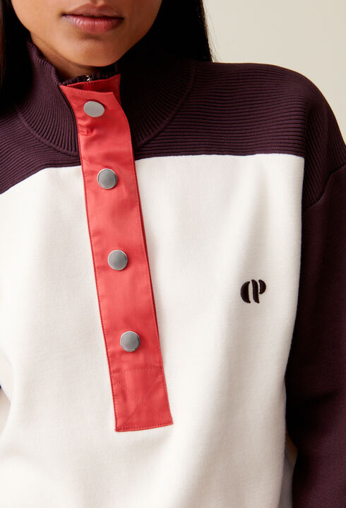 Sweatshirt Minimum col camionneur
