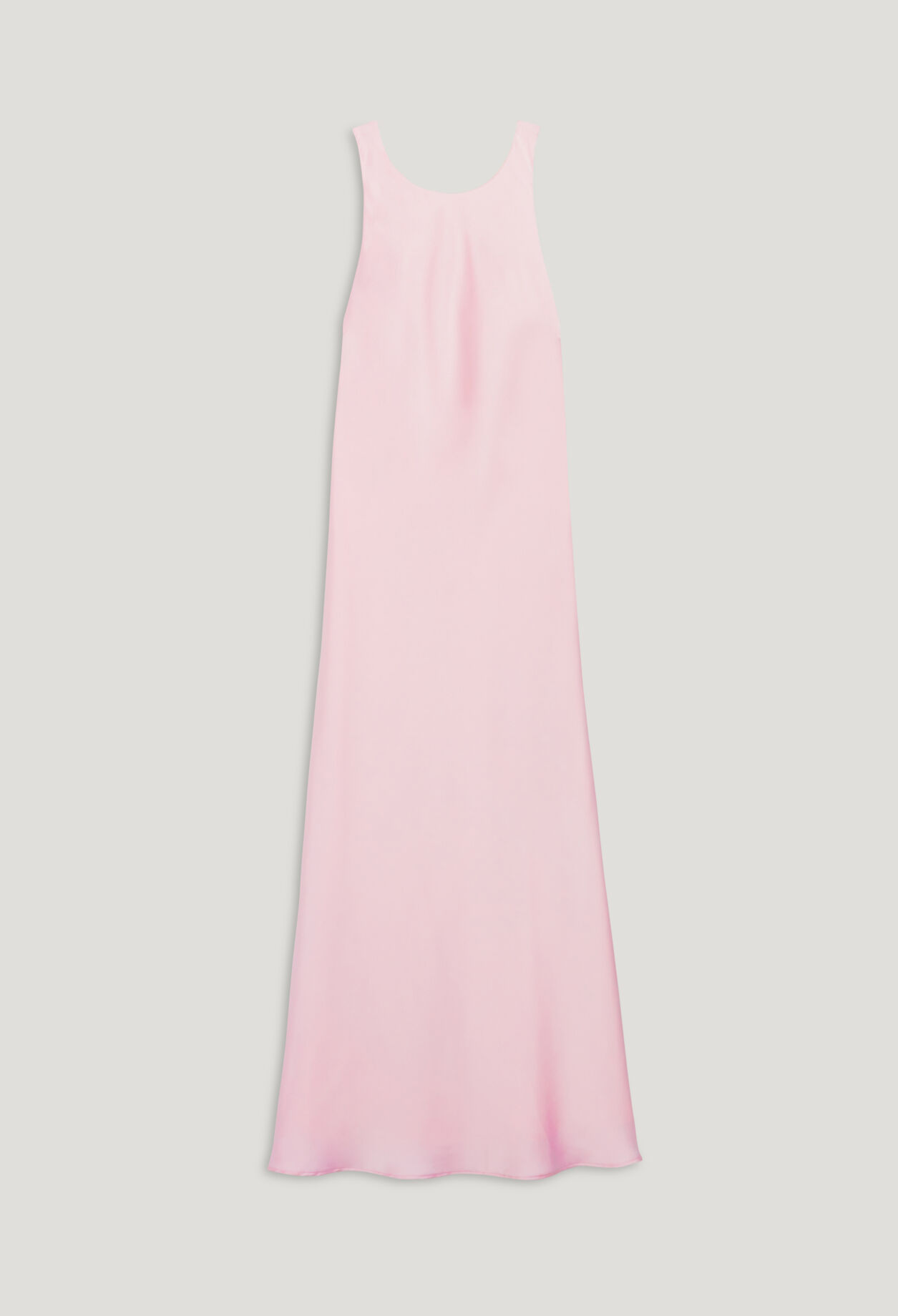 Robe longue satin&eacute;e