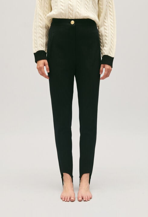 Pantalon taille haute slim